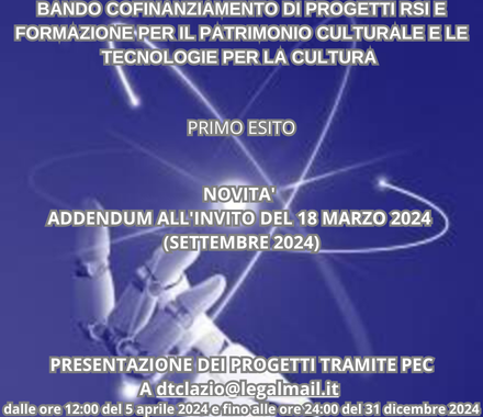 BANDO COFINANZIAMENTO PROGETTI RSI_0 BANDO COFINANZIAMENTO PROGETTI RSI_0